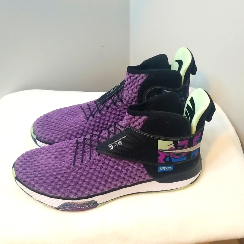 Nike Air Zoom UNVRS Vivid Purple Flyease Basketball Shoes CQ6422-500 Men’s 15